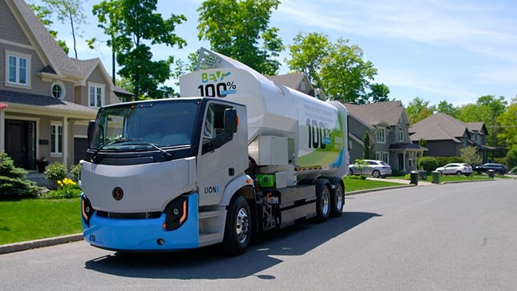 Lion and BEV announce first sale of electric refuse trucks to Waste Connections